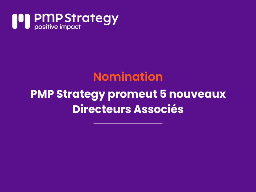 PMP Strategy promeut 5 nouveaux Directeurs Associés