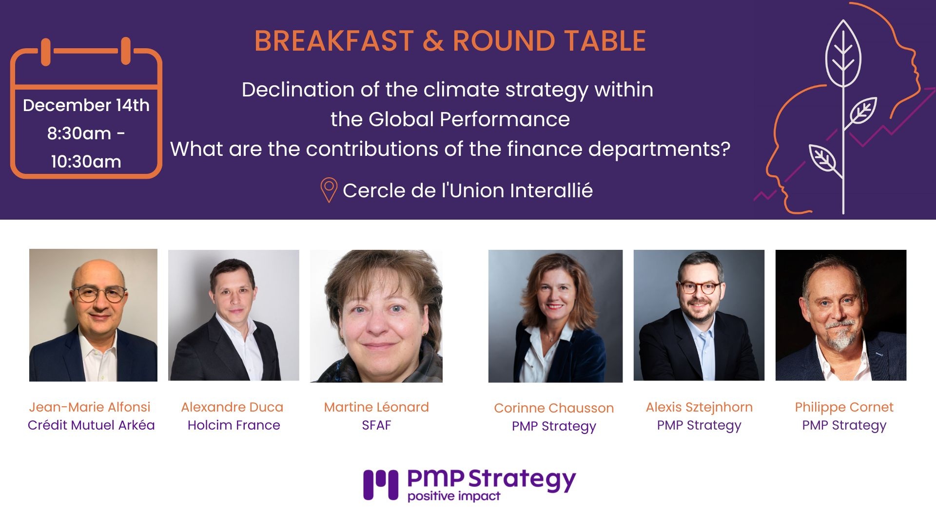 CSR-ESG BREAKFAST AND ROUNDTABLE BY PMP STRATEGY