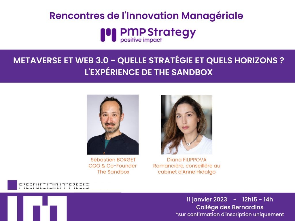 Metaverse and Web 3.0 – Which strategy and which horizons :  The experience of The SandBox