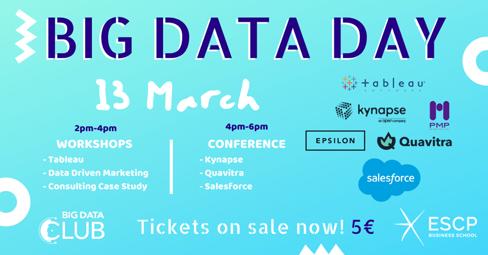 OUR DATALAB WILL BE AT ESCP BIG DATA DAY