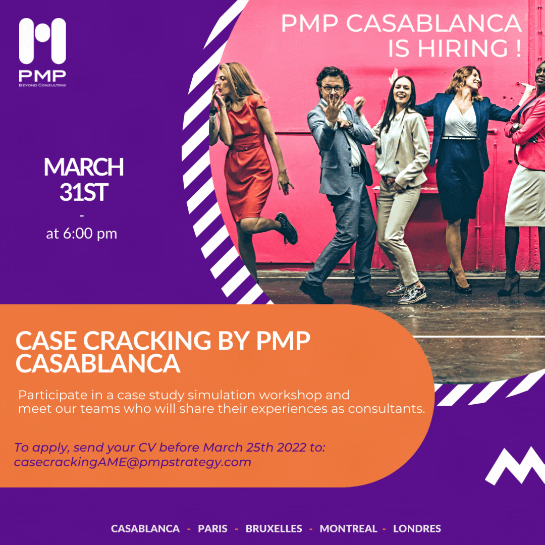 [31/03] Case Cracking by PMP Casablanca