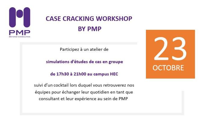 Case Craking workshop by PMP & HEC Paris
