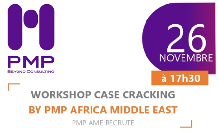 case cracking workshop by PMP – 26 novembre 2019