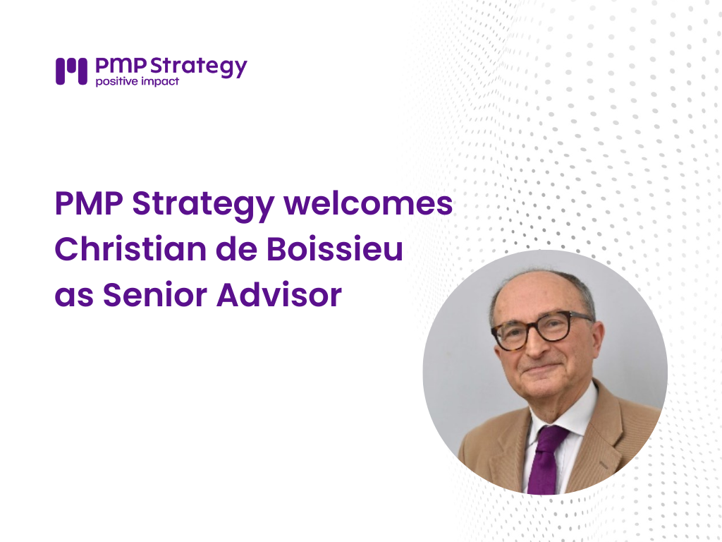 PMP Strategy welcomes Christian de Boissieu as Senior Advisor