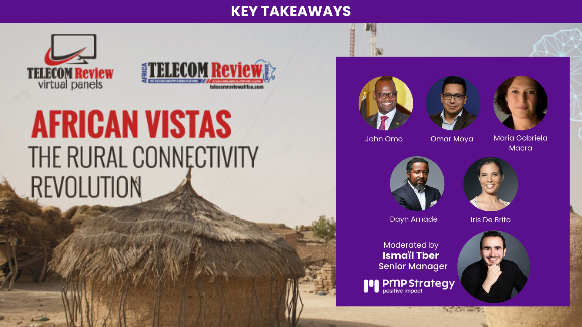 Key takeaways from: African Vistas – The Rural Connectivity Revolution