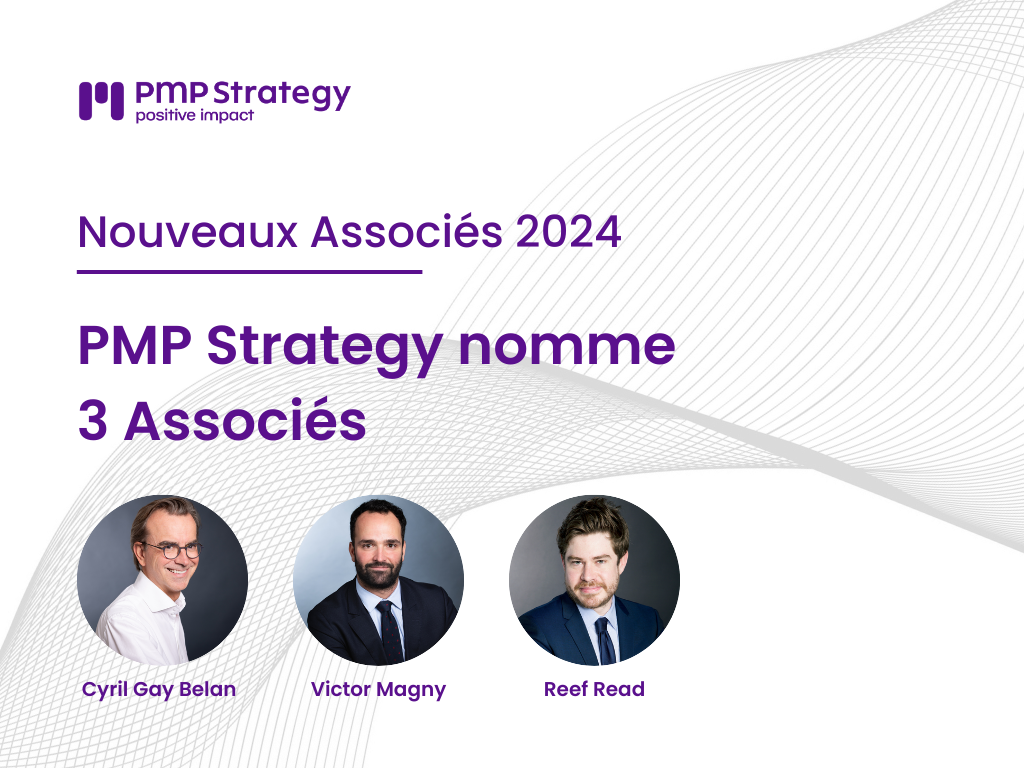 PMP Strategy démarre 2024 avec trois nouveaux associés, portant le partnership international à 21 membres